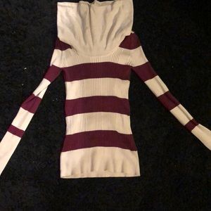 Stripped long sleeved shirt
